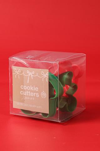 6 Piece Festive Cookie Cutters
