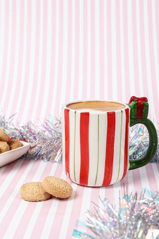 Stripe Present Mug