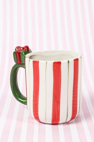 Stripe Present Mug