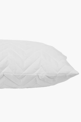 Ultrasonic Quilted Waterproof King Pillow Protector