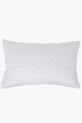 Ultrasonic Quilted Waterproof King Pillow Protector