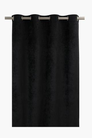 Eyelet Tennessee Textured Plain Block Out Curtain, 140x225cm