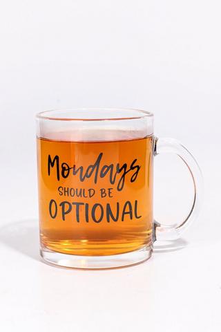 Script Glass Mug ,320ml