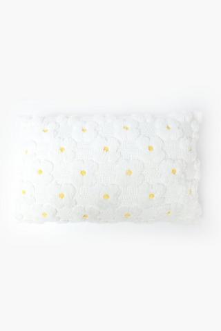 Tufted Flower Scatter Cushion