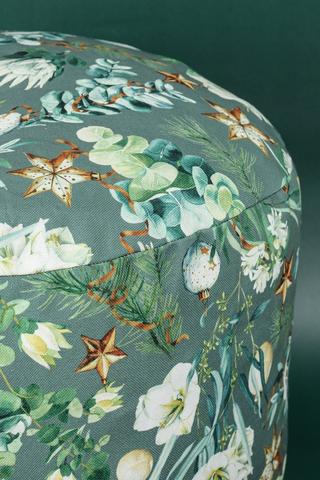 Colab Sue Crick Christmas Pouffe, 30x50cm