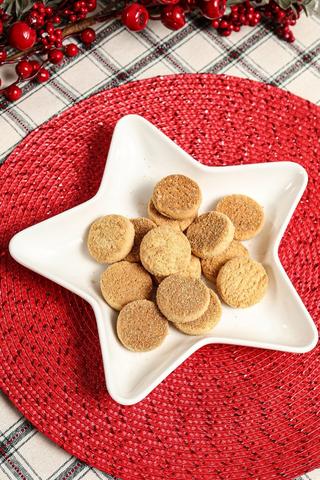 Festive Star Ceramic Platter