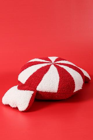 Christmas Merry Sweetie Shaped Cushion, 38x50cm