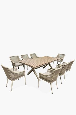 Orca 9 Piece Patio Dining Set