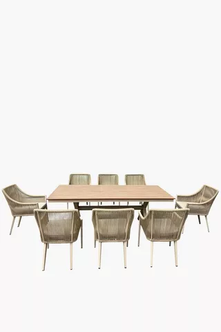Orca 9 Piece Patio Dining Set
