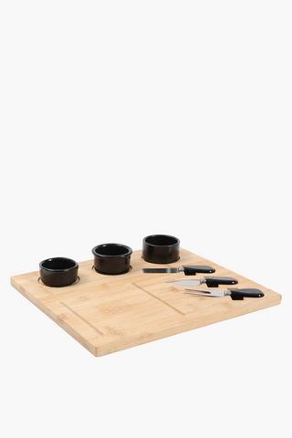Ebony Cheese Board Set