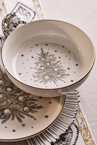 Christmas Tree Ceramic  Bowl