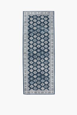 Digital Flannel Farhad Runner Rug, 61x183cm
