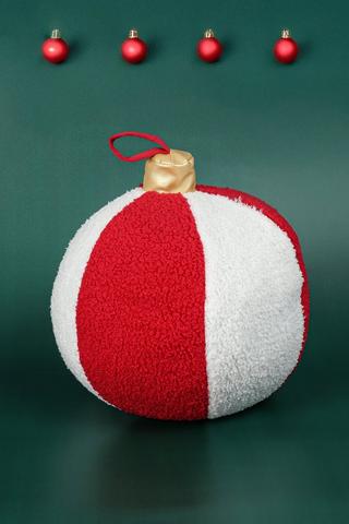 Christmas Merry Bauble Novelty Cushion, 30x50cm