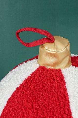 Christmas Merry Bauble Novelty Cushion, 30x50cm