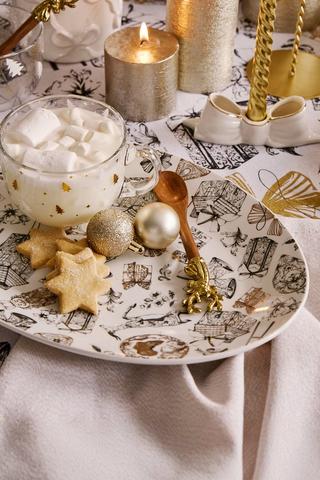 Festive Ceramic Platter