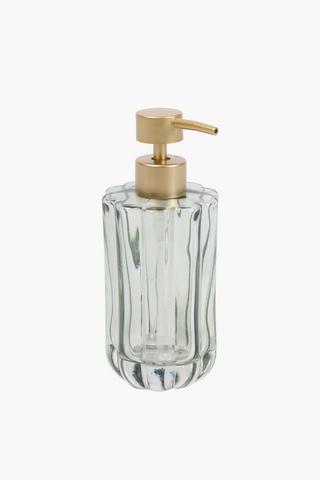 Scallop Glass Soap Dispenser