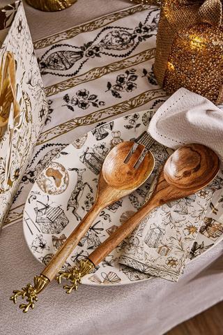 2 Pack Deer Serving Spoons
