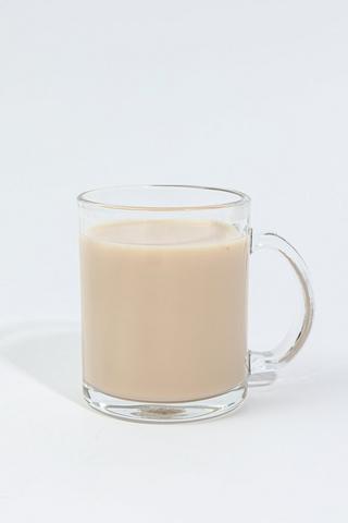 4 Pack Round Glass Mugs, 320ml