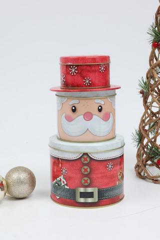 Santa 3 Tier Tin, 735g