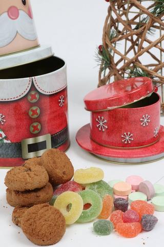 Santa 3 Tier Tin, 735g