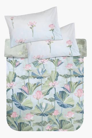 Soft Touch Tulbagh Floral Reversible Duvet Cover Set