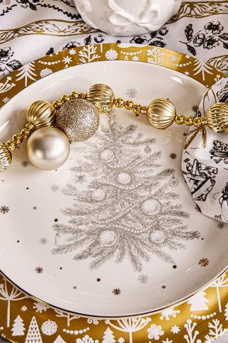 Christmas Tree Ceramic Dinner Plate