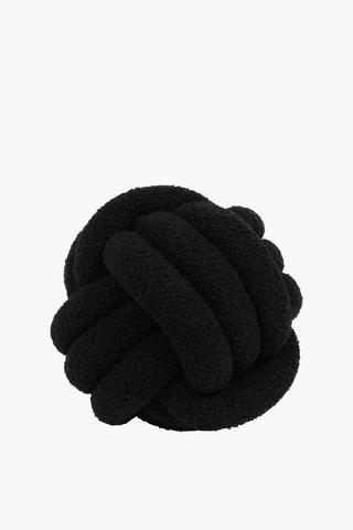 Textured Boucle Knot  Scatter Cushion, 28cm