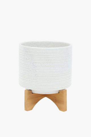 Speckle Standing Planter, 19cm