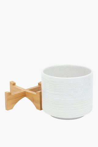 Speckle Standing Planter, 19cm