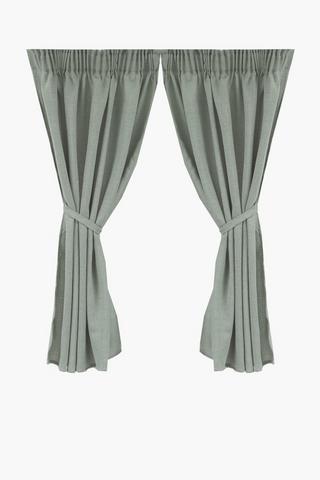 2 Pack Bronx Cafe Curtain, 110x120cm