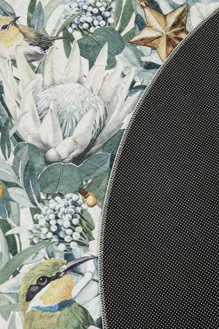 Colab Sue Crick Digital Christmas Rug 120cm Round