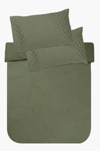 Soft Touch Jacquard Blocks Comforter Set