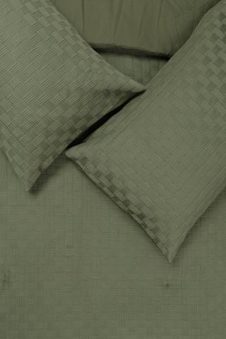 Soft Touch Jacquard Blocks Comforter Set