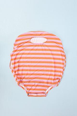 Miami Stripe Luggage Cover Large