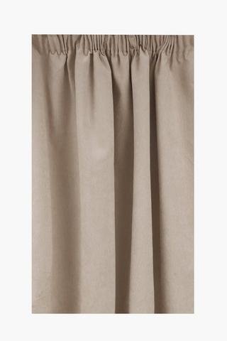 Taped Tennessee Blockout Textured Plain Curtain, 218x230cm