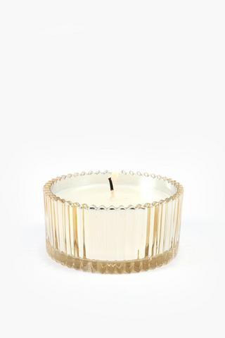 Ripple Glass Candle, 435g