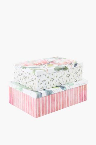Alicedale Floral Storage Box Large W42 x L27 x H13CM