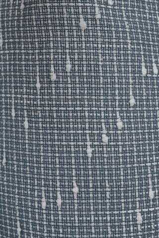 Taped Lined Raindrops Textured Plain Curtain, 230x218cm