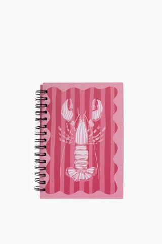 Uvongo Lobster A5 Spiral Notebook