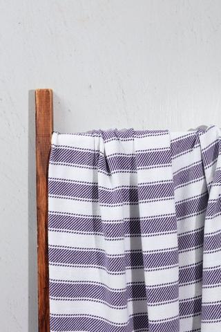 Cotton Stripe Throw 125x150cm