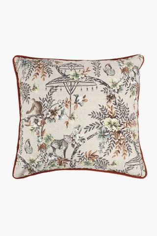 Premium U+g Printed Loei Monk Father Filled Scatter Cushion, 60x60cm