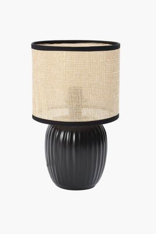 Madrona Stripe Ceramic Lampset, E14