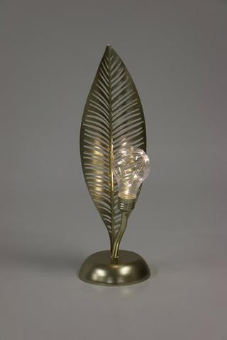 Metal Leaf Led Lampset, 12x36cm