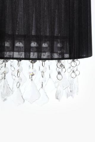 Acrylic Beaded Chandelier, 18x26cm