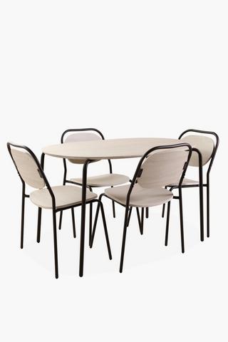 Mid Century 4 Seater Dining Set