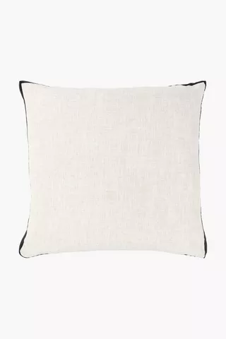 Linen Box Feather Filled Scatter Cushion, 60x60cm
