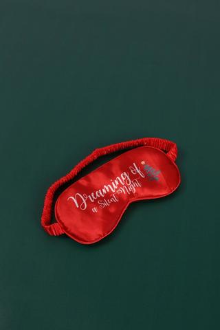 Christmas Script Eye Mask