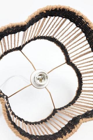 Rattan Scallop Pendant, E27