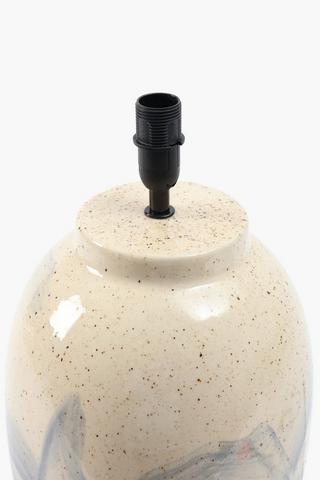 Ocean Glazed Ceramic Lampset, E14