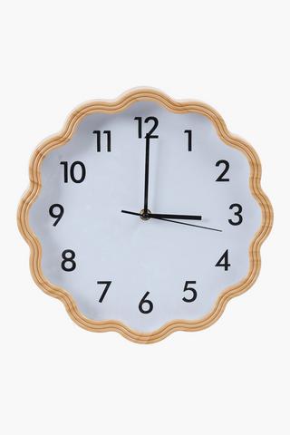 Scallop Clock, 30cm